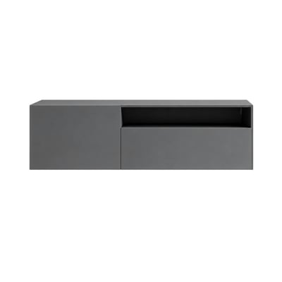 Meuble TV moderne, à poser ou mural LORA PIER IMPORT