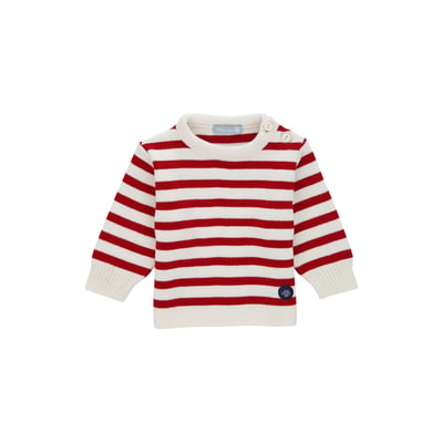 Pull marin col rond à boutons FOUESNANT BABY ARMOR-LUX
