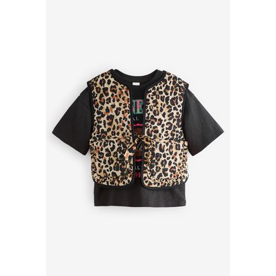 T-Shirt et veste sans manches, ensemble NEXT