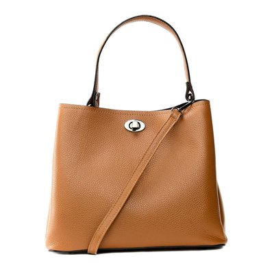 Sac à main en cuir grainé italien PRAGUE OH MY BAG