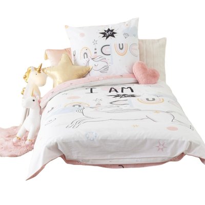 Housse de couette + 1 taie I am a Licorne EDEN