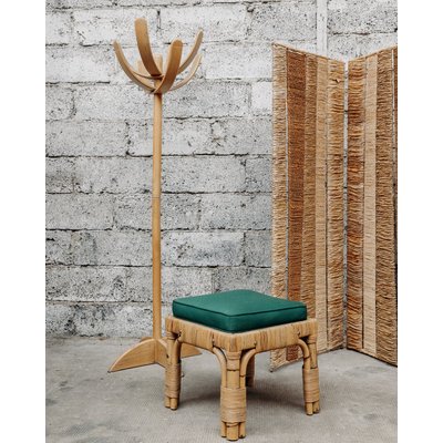 Tabouret en bambou Axel N°120 - Bon état DEBONGOUT