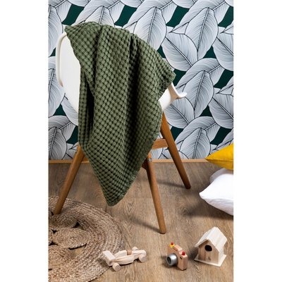 Plaid en Coton Bio Paros KADOLIS