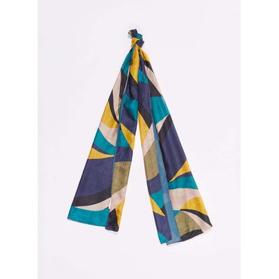 Foulard en soie imprimé doublé SOIE LA FIANCÉE