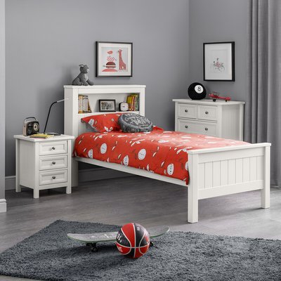 Savannah Shaker Single Bed with Bookcase Headboard SO'HOME