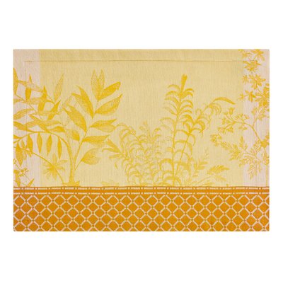 Set de table en Coton, JARDIN D'EDEN LE JACQUARD FRANCAIS