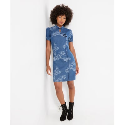 Robe Courte en Jean Jacquard Jessie JOE BROWNS