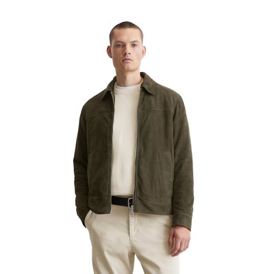 Blouson en cuir regular en velours de chèvre doux MARC O'POLO