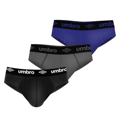 Lot de 3 slips coton UMBRO