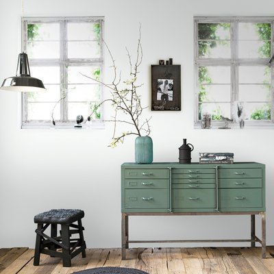 Papier peint panoramique Fenêtres en trompe-l'oeil VTWONEN