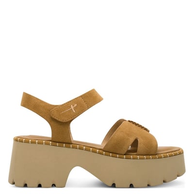 Sandale à talon en cuir TAMARIS