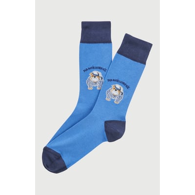 Chaussettes en coton imprimé Ma meilleure vie Bleu ARTHUR