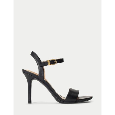 Босоножки из кожи на высоком каблуке, GWEN LAUREN RALPH LAUREN