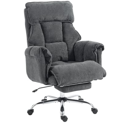 Chaise de bureau Flanelle douce (100 % HOMCOM