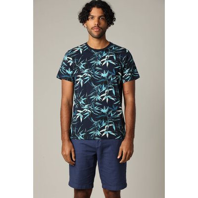 T-shirt tropical en jersey de coton à manches courtes TWILIGHT DEELUXE
