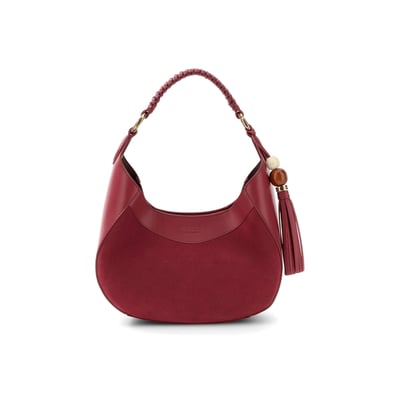 Sac Hobo En Cuir Véritable Nina GUESS