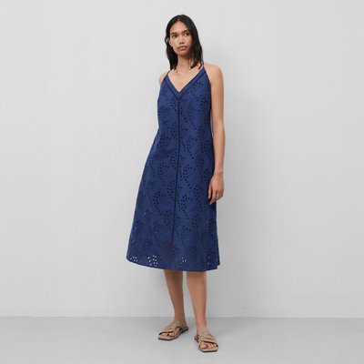 Robe brodée à bretelles femme ADOLFO DOMINGUEZ