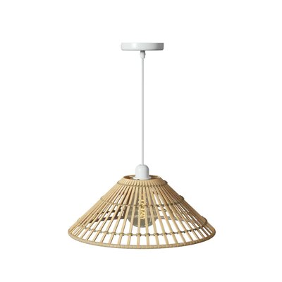 Suspension cône en bambou naturel ATMOSPHERA