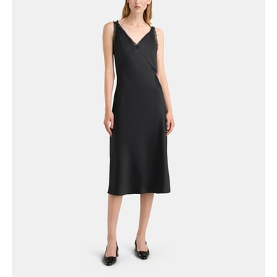 Robe longue bridget f satinée GALERIES LAFAYETTE