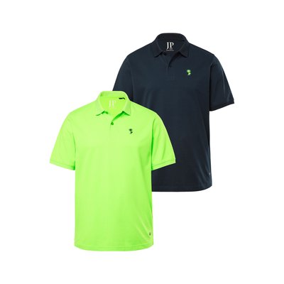 Lot de 2 polos en tissu piqué JP1880