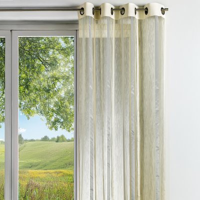 Rideau en organza à rayures verticales HOME MAISON