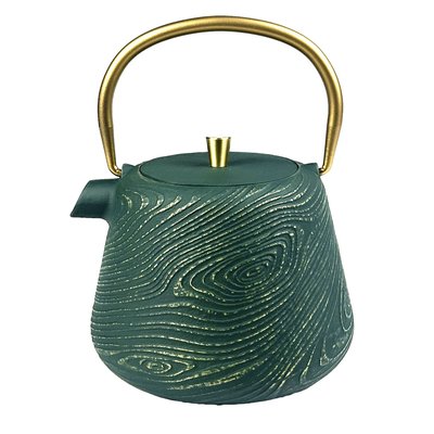 Théière en fonte avec filtre inox   Green 1 L-GLITTER TABLE PASSION