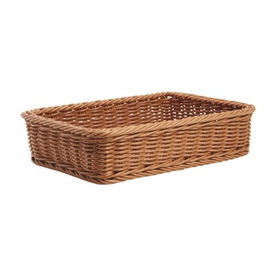 Manne en rotin synthétique marron L60 AUBRY GASPARD