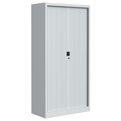 Armoire de bureau portes à rideaux 3 étagères PIERRE HENRY