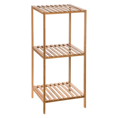 Meuble salle de bain en bambou - Etagères ajustables - 35 x H. 77,5 cm ATMOSPHERA