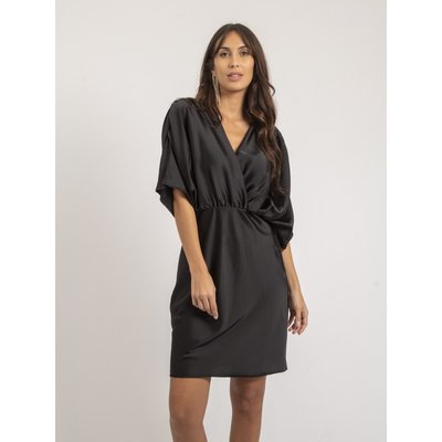 Robe Courte Portefeuille Satin Ilizan DONA LISA