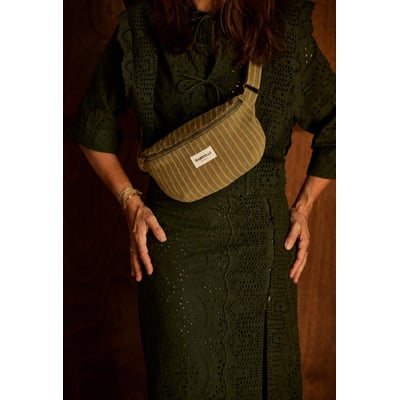 Sac banane en coton, RAYURES GABRIELLE PARIS