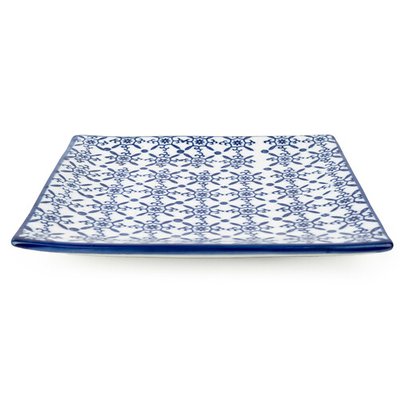 16.5cm Tile Pattern Square Serving Plate SO'HOME