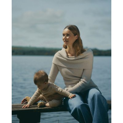 Pull de grossesse et d'allaitement Kim CACHE COEUR