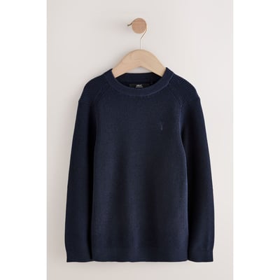 Pull ras du cou junior en maille de coton NEXT