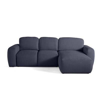 Canapé d'Angle Convertible en Tissu texturé 4 places - SORRENTE LISA DESIGN