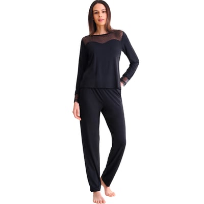 Pyjama pantalon top manches longues ROXANNE LISCA