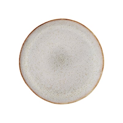 Assiette en grès nature SANDRINE BLOOMINGVILLE