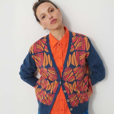 Gilet Anatolin flamingo en coton BENSIMON