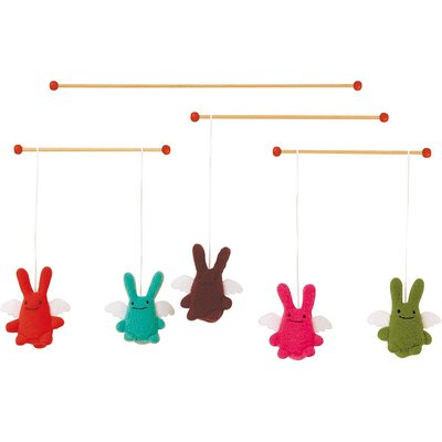 Mobile décoratif Ange Lapin TROUSSELIER