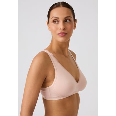 Soutien-gorge sans armatures emboîtant coton majoritaire DAMART