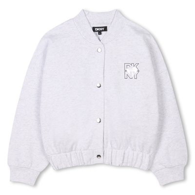 Cardigan en molleton de coton DKNY