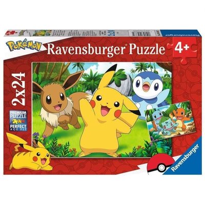 Puzzle Pikachu et ses amis 2x24 pcs RAVENSBURGER