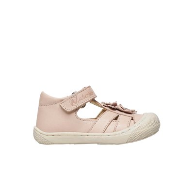 Sandales semi-fermées avec fleurs appliquées MAGGY NATURINO