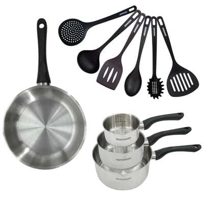 Batterie 1 poêle 28cm + 3 casseroles 12/16/20cm GENEVA FACKELMANN