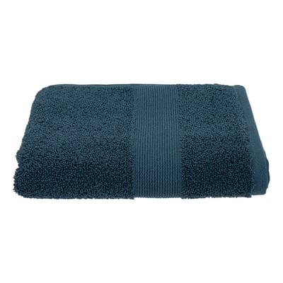 Serviette de toilette 50 x 90 cm Couleur moderne bleu egeen EDEN
