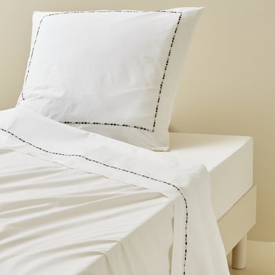 Drap brodé EN POINTILLES SYLVIE THIRIEZ