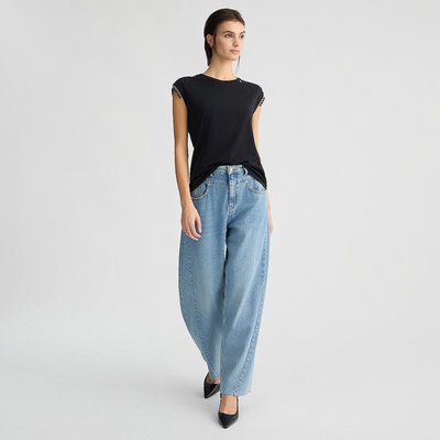 T-shirt en jersey avec perles LIU JO