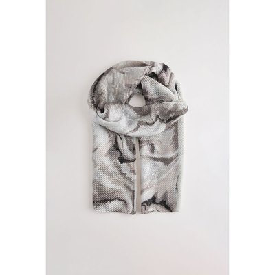 Foulard léger plissé à effet marbré NEXT