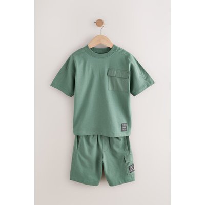 T-shirt et short style militaire ensemble NEXT