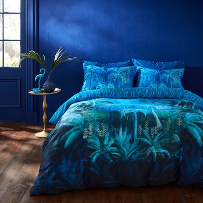 Midnight Palms Cotton Sateen Duvet Cover Set MATTHEW WILLIAMSON